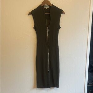 Almost Famous Olive Green Dress